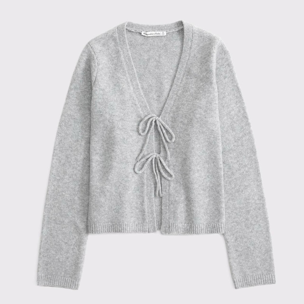 abercrombie tie front cardigan